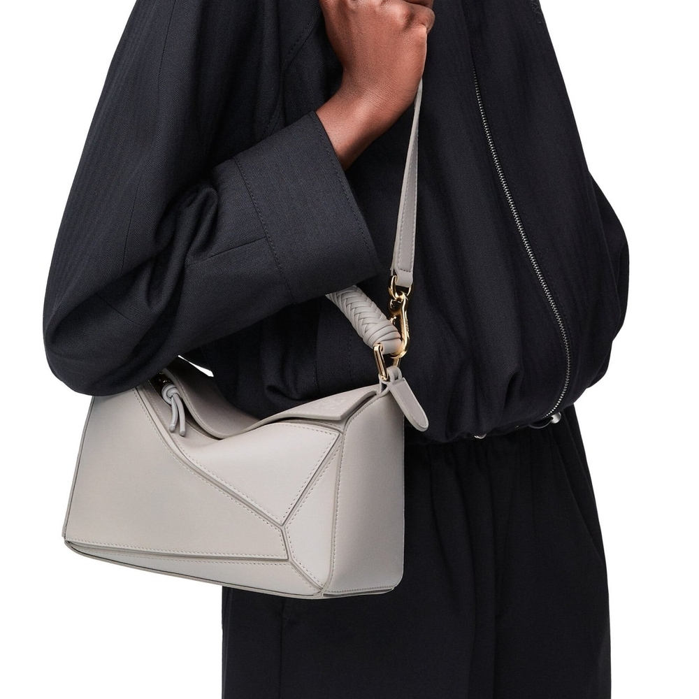 Loewe Puzzle Bag Small -- Gray Crossbody Bag